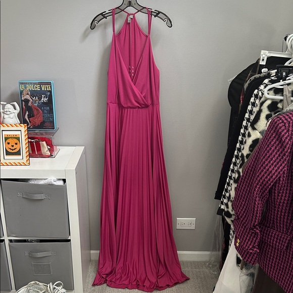 ASOS Vibrant Pink Maxi Dress - Picture 1 of 6